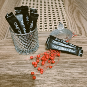 Self Stick Şeker VIP tasarım Siyah Kuşe Ambalaj 3 gr.x 200 adet