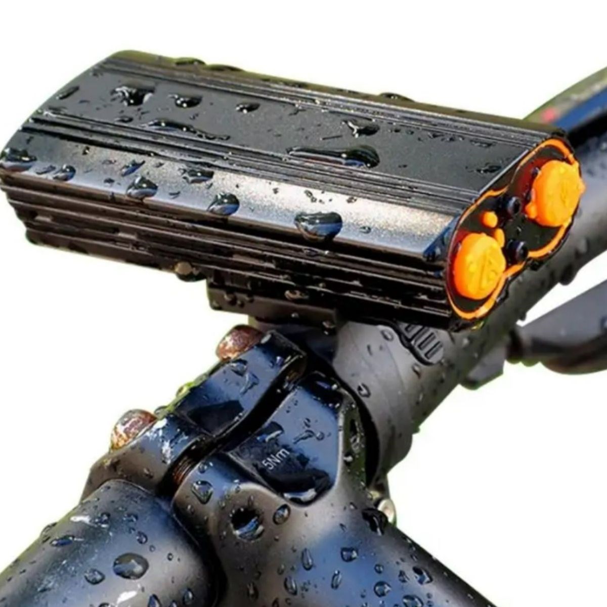 SELFTREND® Şarj Göstergeli Uzun Menzil Su Geçirmez LED Bisiklet Feneri 1600 Lumen - Görsel 4