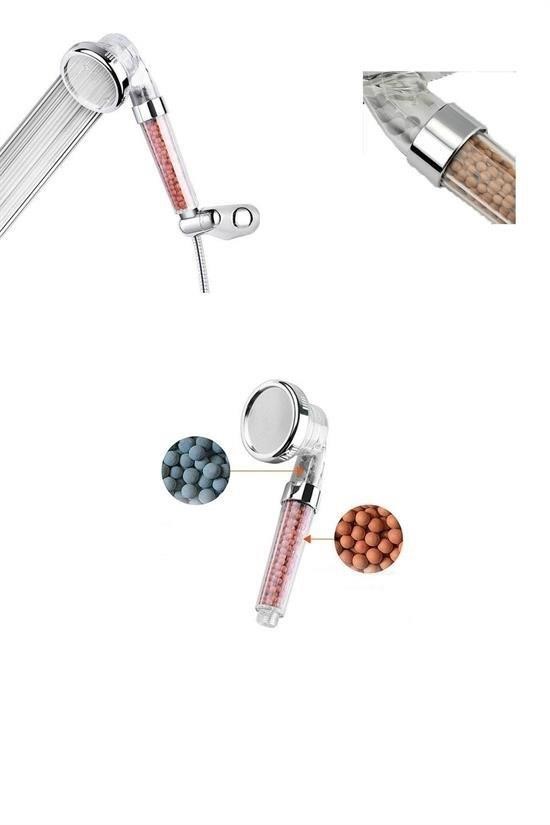 Selftrend® Renk Değiştiren Led Işıklı Su Tasarruflu Basınçlı Duş Başlığı - Görsel 2