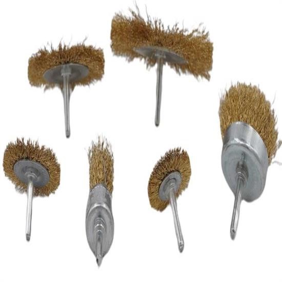 Selftrend® 6'lı Pimli Tel Fırça Seti Pas Yağ Kir Boya Yapışkan Çözücü - Görsel 3