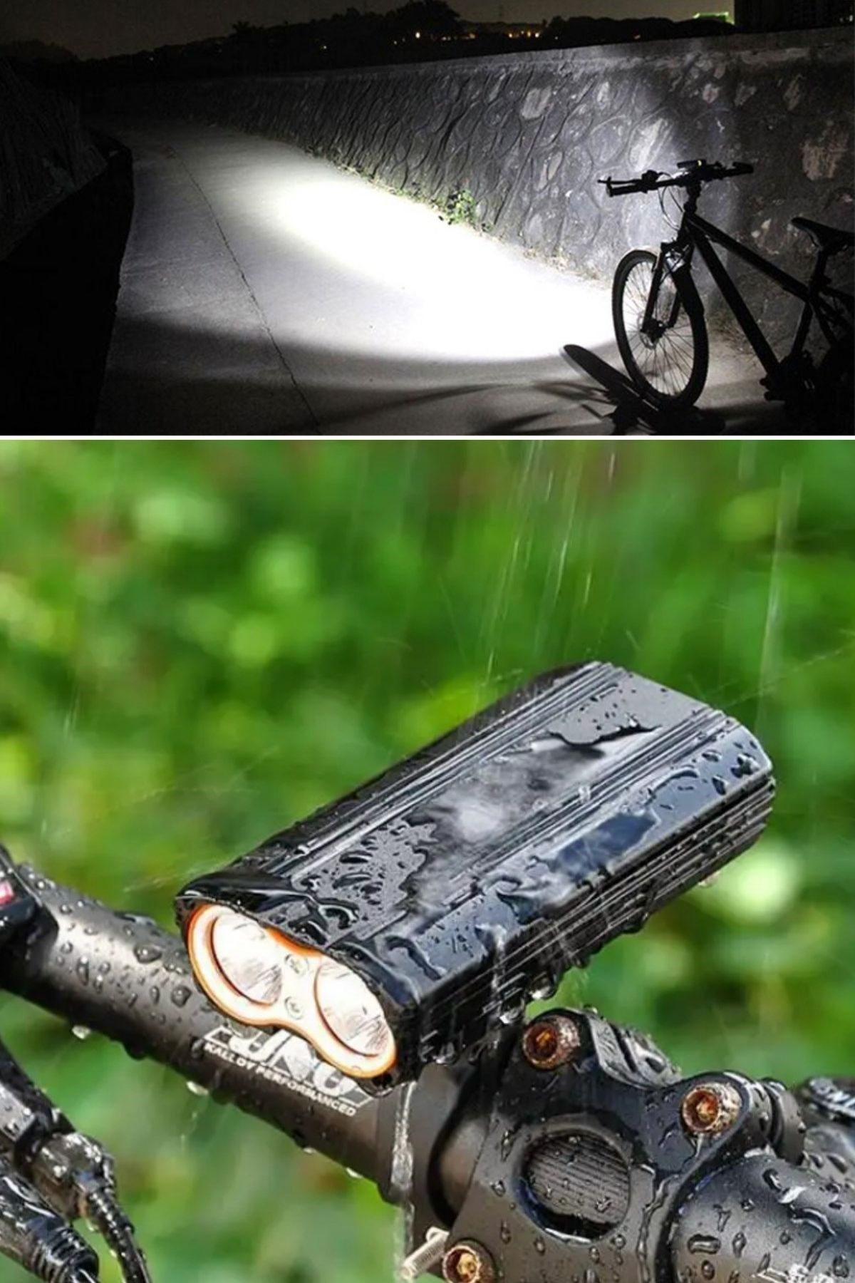 SELFTREND® Şarj Göstergeli Uzun Menzil Su Geçirmez LED Bisiklet Feneri 1600 Lumen - Görsel 8