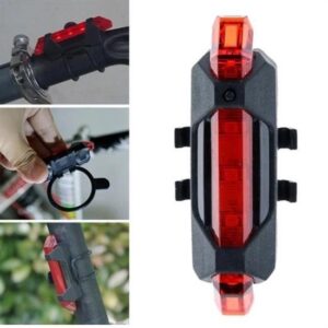 SELFTREND® Usb Şarj Edilebilir Parlak Bisiklet Led Lamba Su Geçirmez Güvenlik Uyarı Arka Lamba Işığı