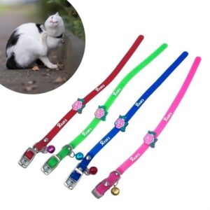 Selftrend® Çıngıraklı Zilli Sevimli Renkli Slikon Kedi Köpek Boyun Tasması